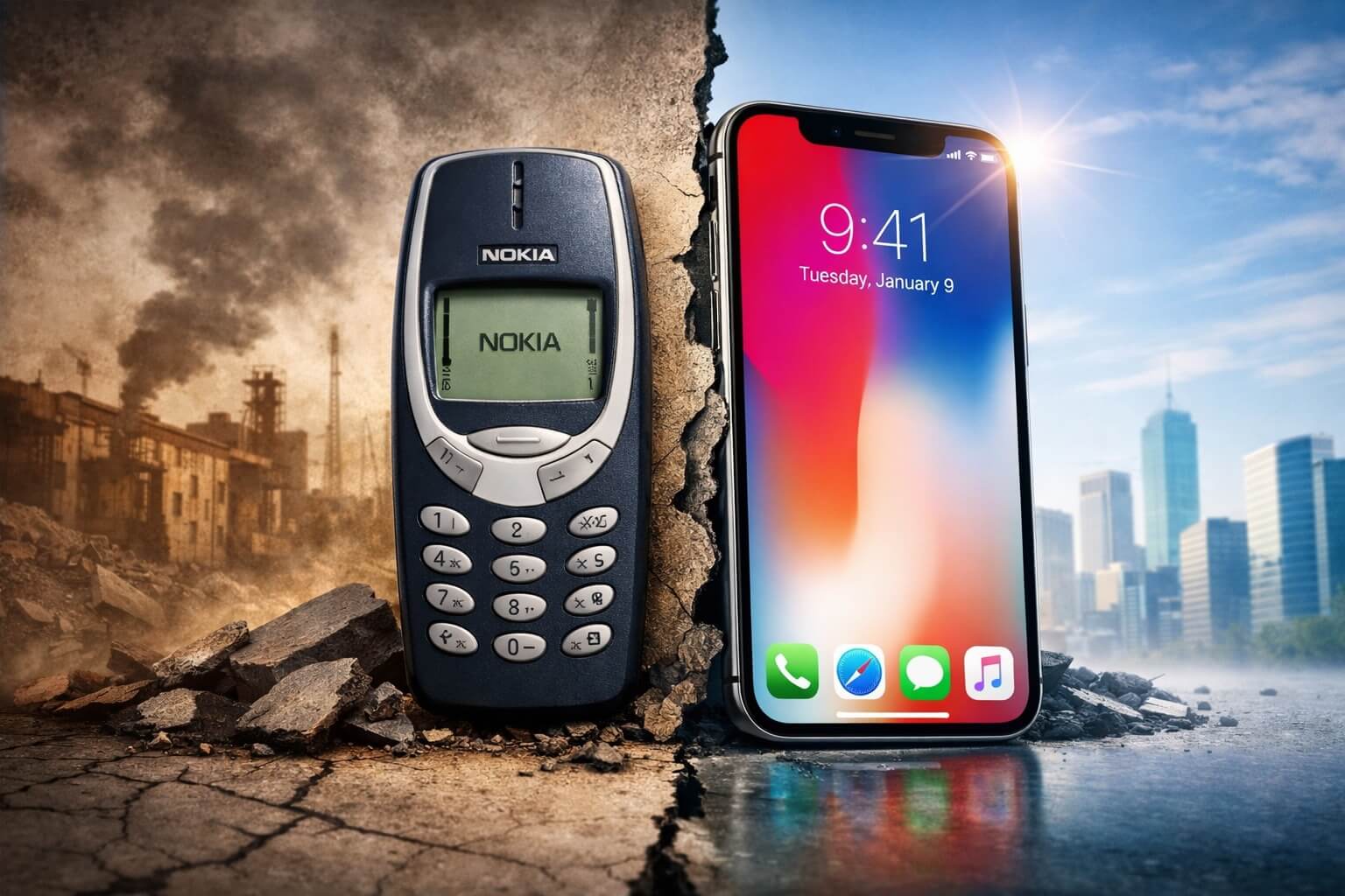 Od Nokie k iPhonu - kreatívna deštrukcia v praxi